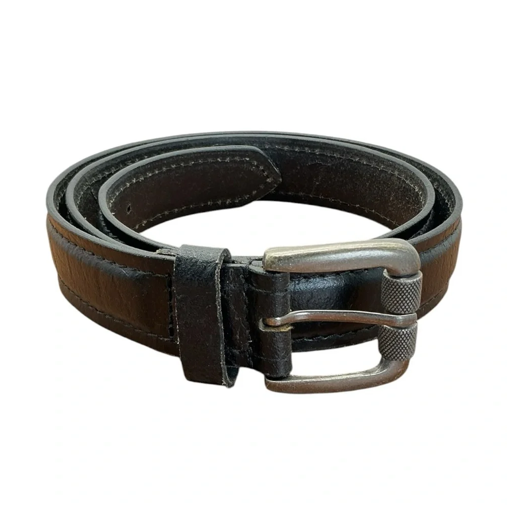 Genuine Black Leather belt Size‎ 42